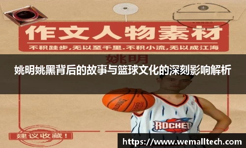 姚明姚黑背后的故事与篮球文化的深刻影响解析